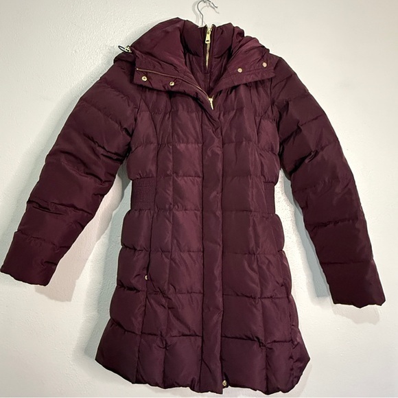 Cole Haan Signature plum puffer jacket, Sz S/P. NWOT. - Picture 1 of 11